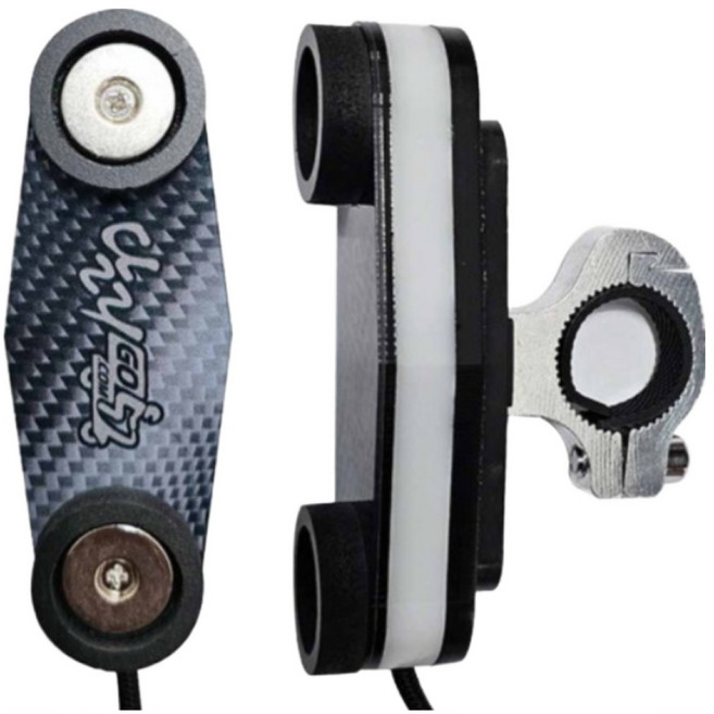 전기 자전거 킥보드 휴대폰 USB 자석충전 거치대 용품 배달, 2 블랙