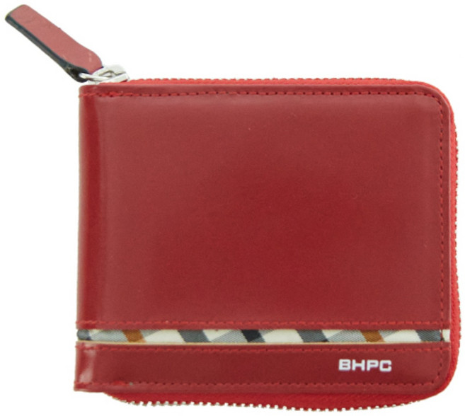 비버리힐스폴로클럽 여성용 체크무늬 지퍼반지갑 PC5UC39001MR