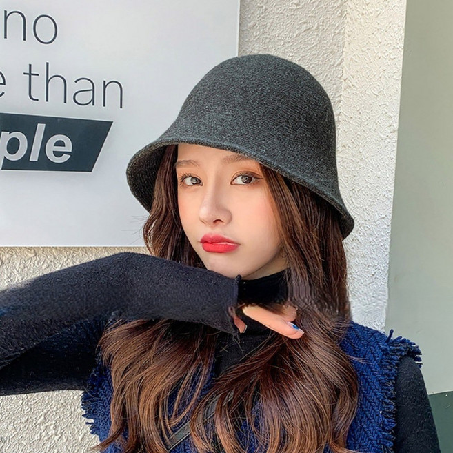 루미온 1+1 간절기 멋스런 여성 울버킷햇 겨울모자 벙거지모자