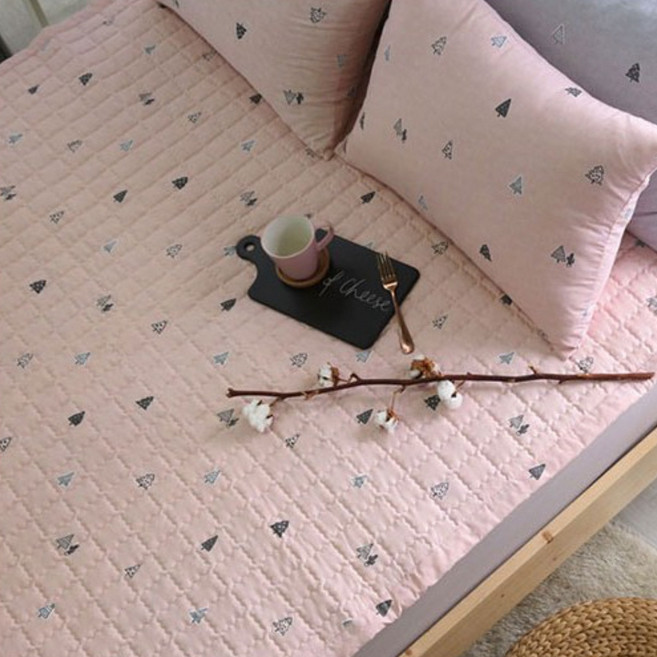 스잠 국내산 트리스타 고정밴드형 침대패드 /멀티싱글 미니싱글 75X200 MS사이즈, 살구