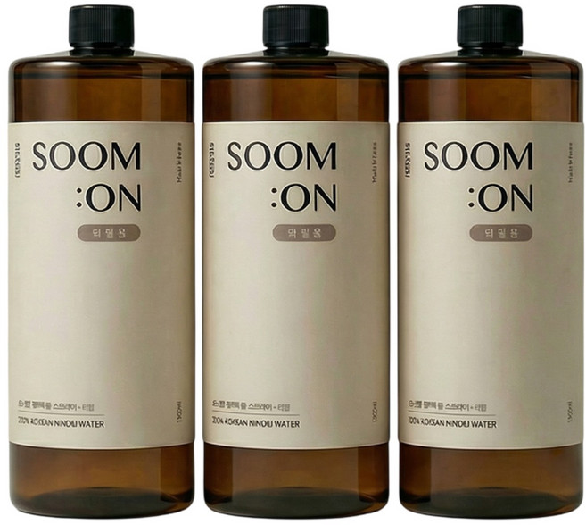 국내산 천연 숨온 편백 룸스프레이 피톤치드 탈취제, 1개, 3L