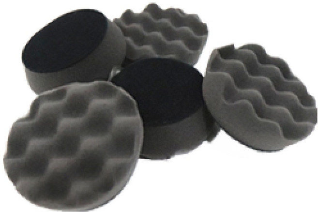 플렉시패드 3.5인치 와플 광택 스폰지 패드 5PCS, 44428_(4단계) 블랙소프트폴리싱패드 5P, 1개