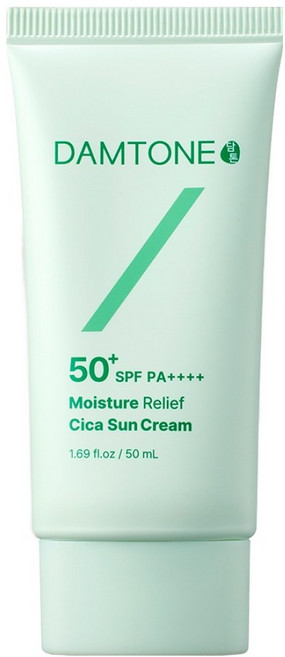 담톤 저자극 눈시림없는 클리닉개발 순한 수분진정 백탁없는 발림성좋은 선크림 SPF50+ PA++++, 1개, 50ml
