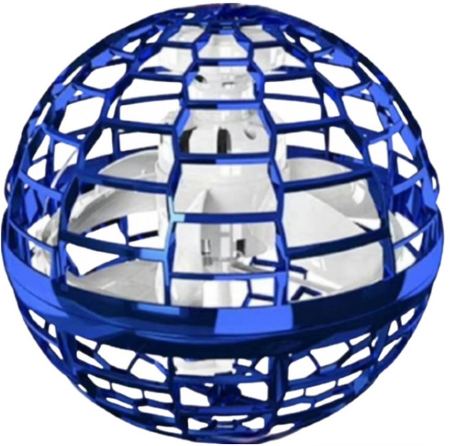 UFO 풀라잉볼 부메랑 LED 스핀 라이트공 야외 장난감(kc안전인증제품), 블루, 1개