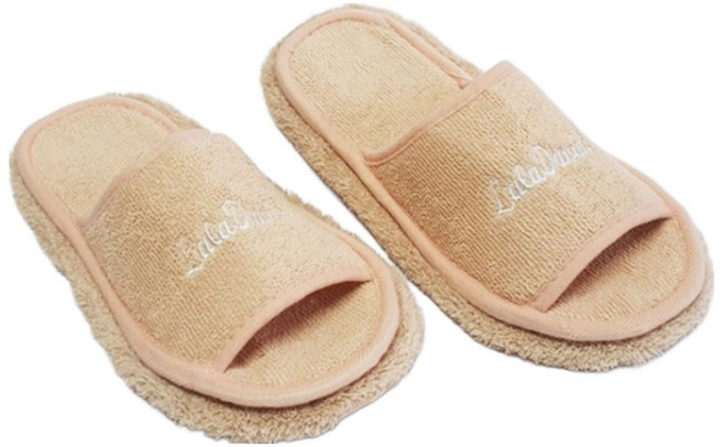 바닥 청소거실화 스마일 걸레슬리퍼 실내화 발걸레, 1개, 베이지