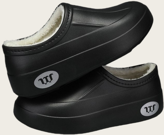 Makone 남여공용 가을 겨울 조리화 다용도 방수 방한 기모 주방화