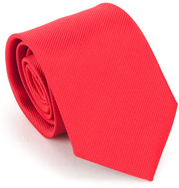 8cm 단색 레드 수동넥타이_GM8009