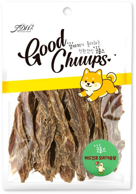 31 굿츕스 하드건조 오리가슴살, 오리, 160g, 1개