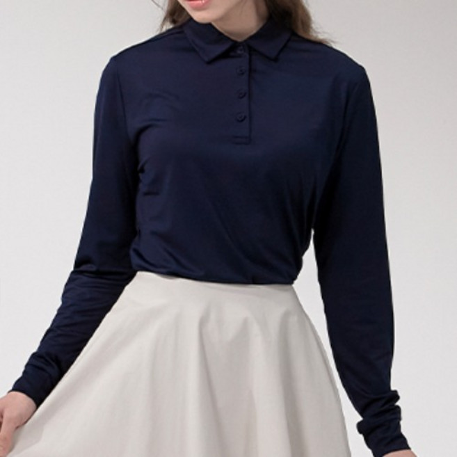 EXR 여성 긴팔 골프웨어 PK 카라티