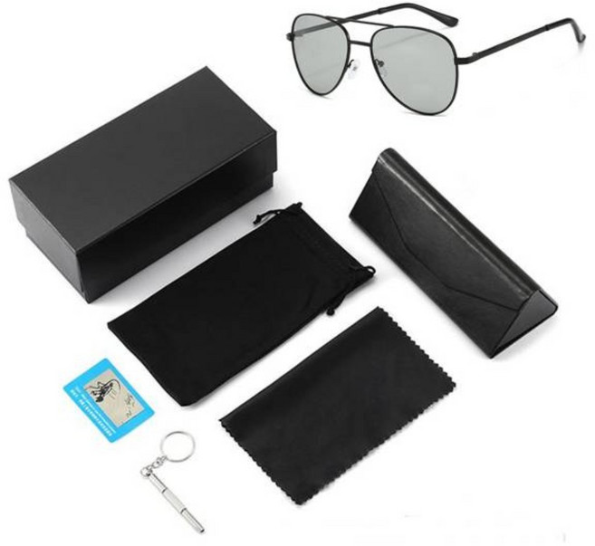 YIGIZA자외선 차단 편광 변색 보잉 선글라스 실내 야간 착용가능 등산 낚시 자전거 운전필수10g 남여공용접이식케이스 증정 선물용