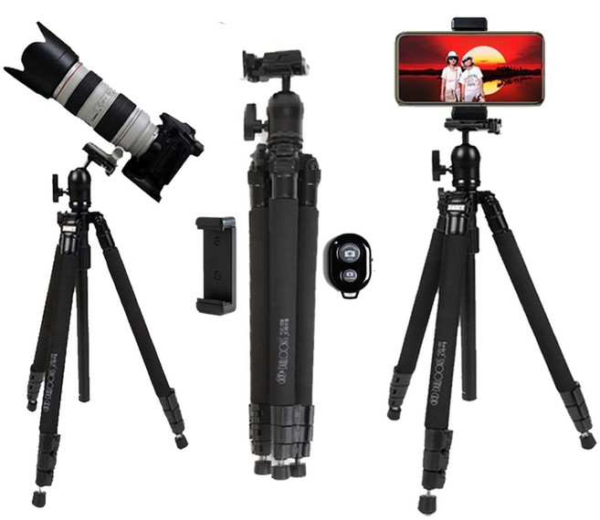 명품 747프로 삼각대 1위 대형 메탈 볼헤드 카메라 삼각대 캠코더 액션캠 DSLR 디카 핸드폰 휴대폰 스마트폰 거치대 리모컨 옵션 카메라 캐논 소니 삼성 니콘 카메라 삼각대, 1개, 삼각대 747프로+옵션팩