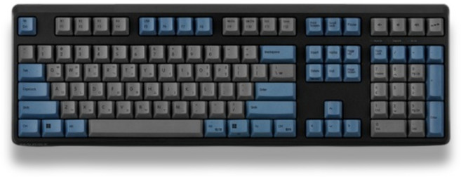 NEW 리얼포스 R4BT 풀사이즈 APC 그레이블루 토프레 무접점 키보드 MADE IN JAPAN, R4HBK1 (한글자판, 45g)
