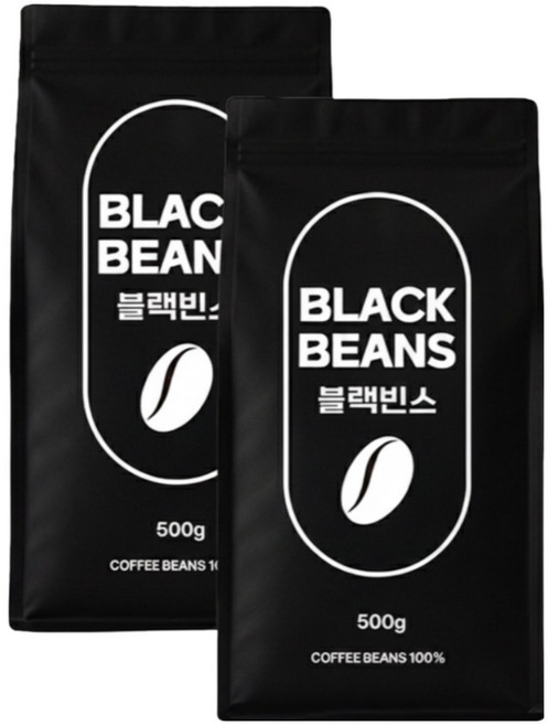 블랙빈스 원두커피 케냐AA, 2개, 500g, 핸드드립