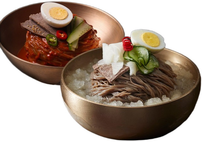 송주불냉면 매운 비빔냉면+평양 물냉면 반반 10인분 세트, 4.45kg, 1개