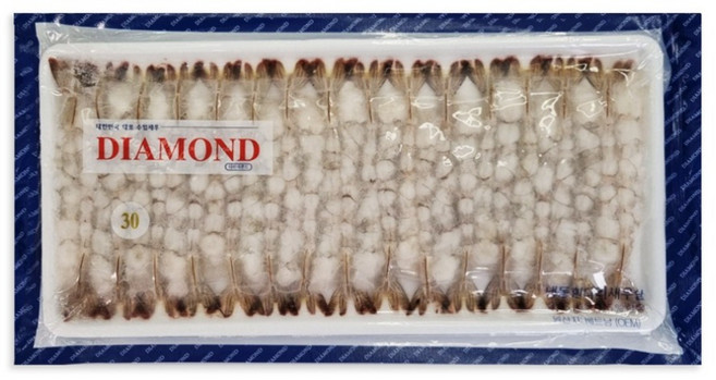 냉동 노바시새우 흰다리 새우살 튀김용 30마리, 1개, 300g