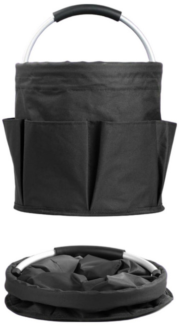 도나토르 간편 접이식 세차버킷 가방, 블랙