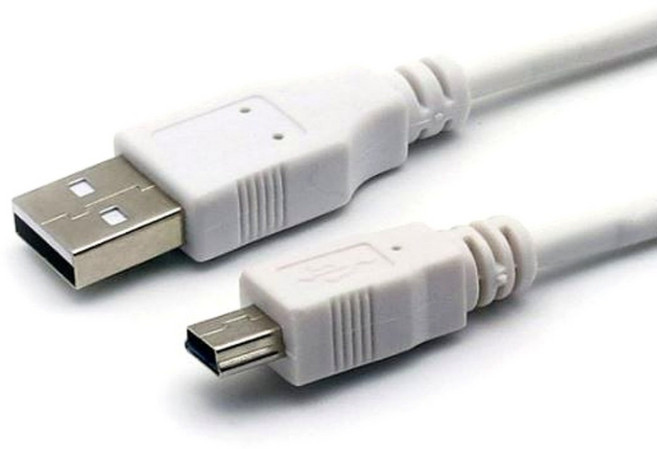 엠앤씨 USB 하이패스 미니 5핀 디지털카메라 케이블 외장하드 톡톡펜 명꼬펜 충전 연결선 화이트 1개입/2개입/5개입/10개입, 15cm, 2개