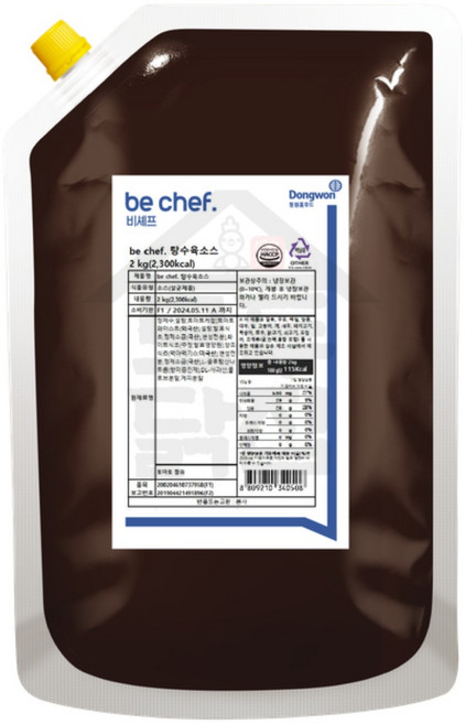 동원 홈푸드 비셰프 탕수육소스 2KGx5봉지 BOX 양념, 2kg, 5개