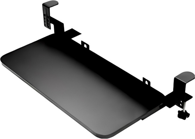 블링오피스 무타공 슬라이딩 책상 키보드 트레이, 1개, 65cm x 25cm