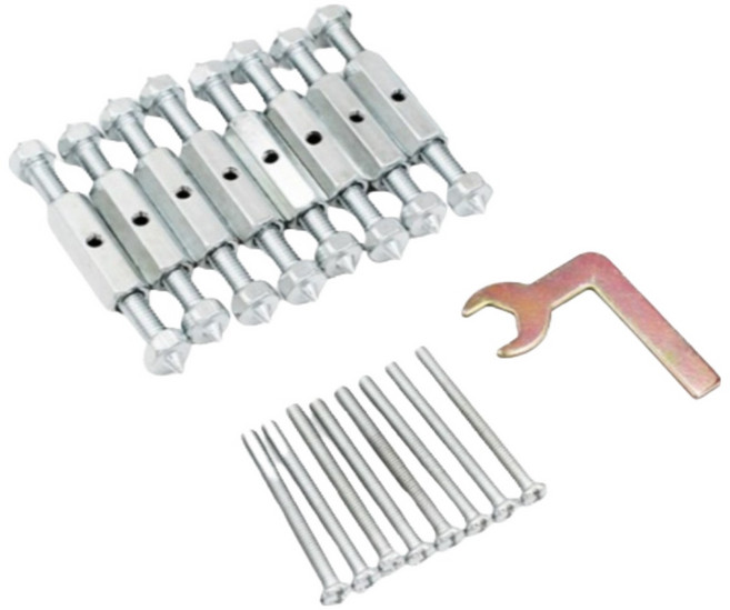 카무 흔들리는 벽콘센트 고정나사 수리 지지대 고정바, 8개, 8개