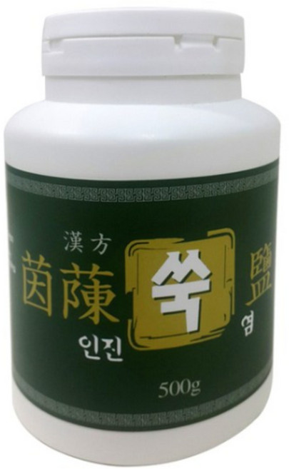 국내산 천일염 구운소금 용융소금 인진쑥염, 400g, 1개