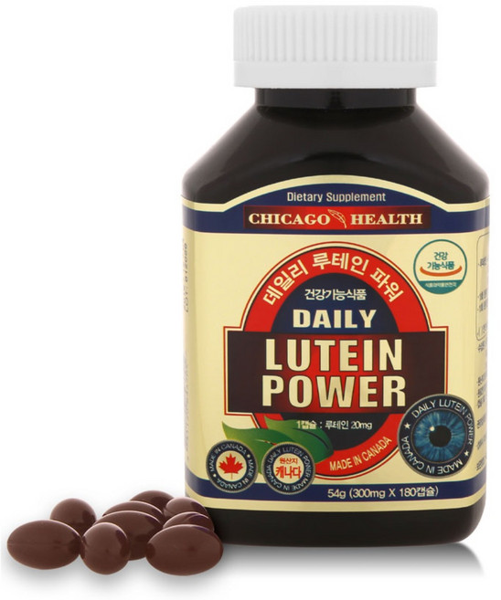 내츄럴365 캐나다 데일리 루테인 파워 (1병-6개월분), 180정, 3개
