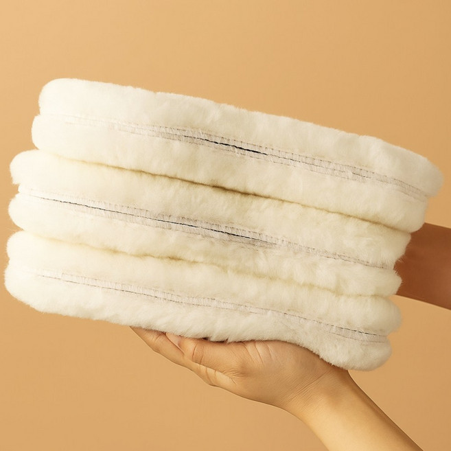 헤르슨 양털 방한 깔창 따뜻한 겨울 보온 인솔 남녀공용