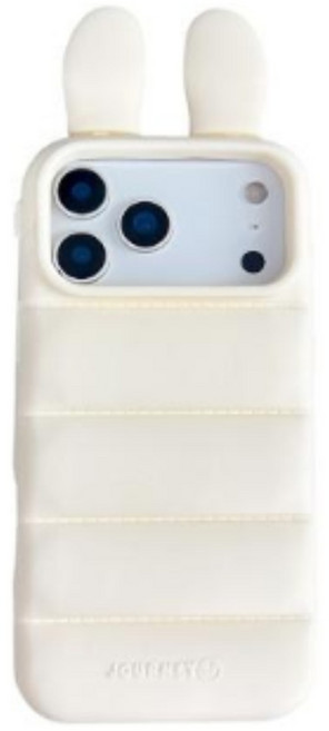 폰로드 말랑 말랑 귀여운 동물귀 커버 패딩 아이폰 케이스 13 14 15 16 17 프로 맥스