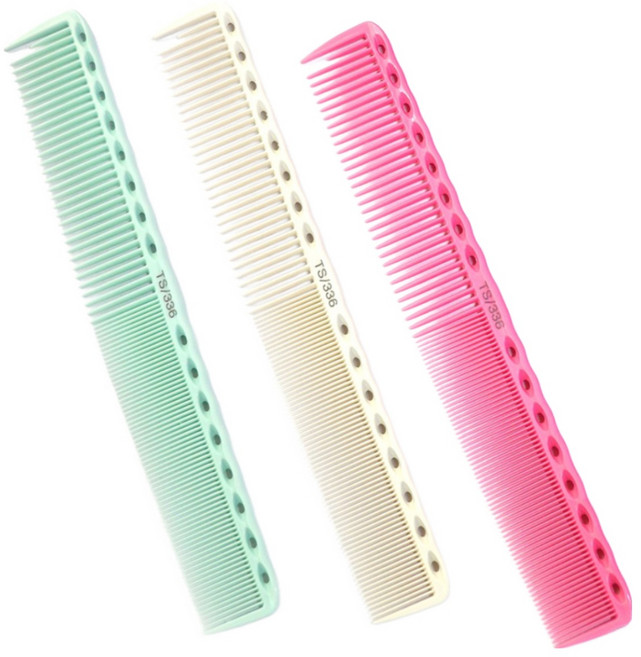 루시피 T/S 프로페셔널 컬러 커트빗 336 - 1개 (색상랜덤) 듀얼 컷트빗, 랜덤발송