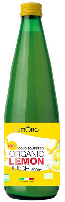 리모로 레몬 주스 콜드 스퀴즈드 유기농 착즙, 2개, 500ml