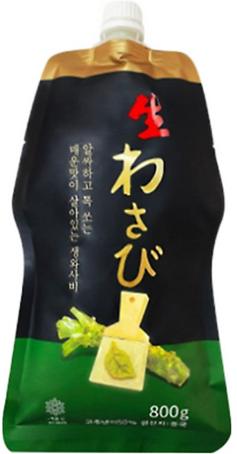 코우 생와사비 대용량 업소용 고추냉이 와사비, 3개, 800g