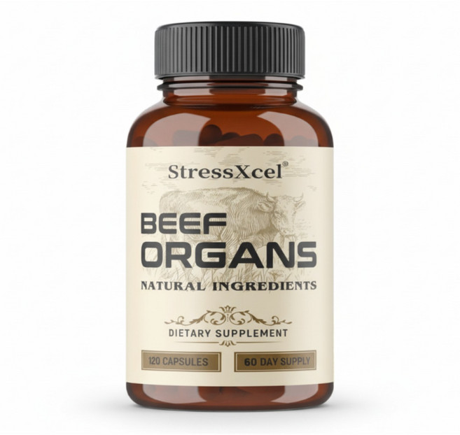 여성 및 남성의 간 심장 신장 췌장 및 비장에 적합한 초목 소 장기 보충제는 전신에 영양과 에너지를 제공합니다, 2개, 120회분