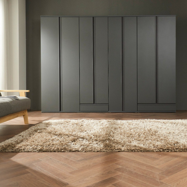 클로버2000 광폭신발장 속깊은 신발장 현관신발장 깊이34cm, 800_2000, 그레이