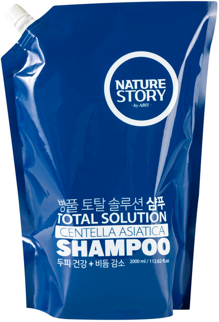 아비스 네이쳐스토리 병풀 토탈 솔루션 샴푸 2000ml 대용량 리필용, 5개, 2L