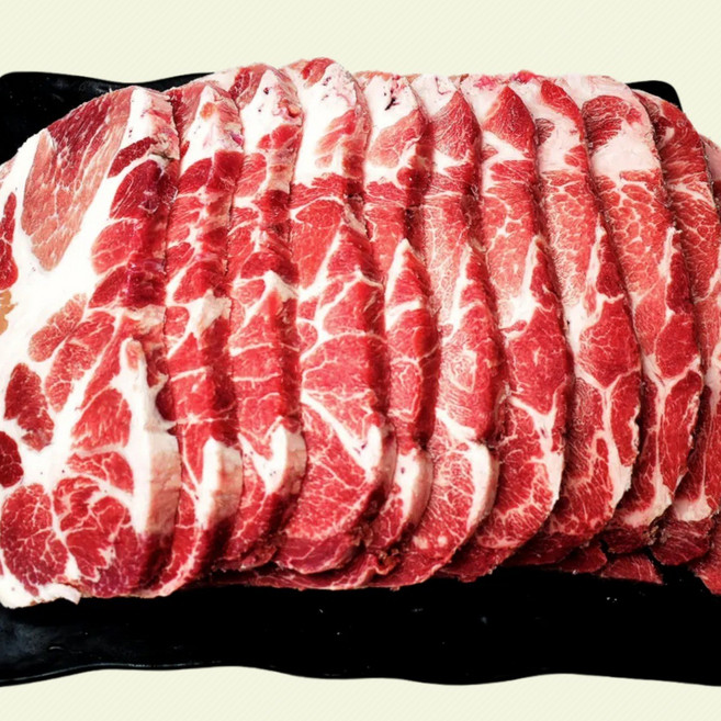 (내일도착) 미트컷 왕목살(목전지) 제육 불고기, 9개, 1kg