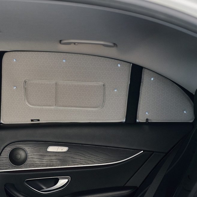 레이 햇빛가리개 암막커튼 차박커텐, 1세트, 2열(뒷좌석+쪽창)