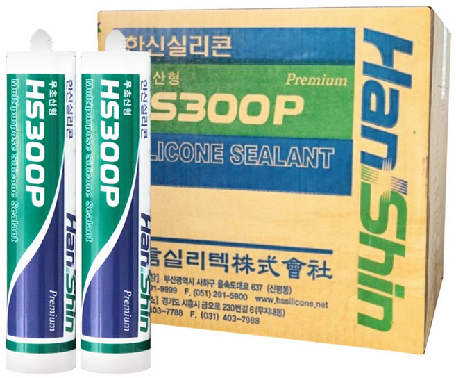 한신 무초산 실리콘 다용도 투명, 25개