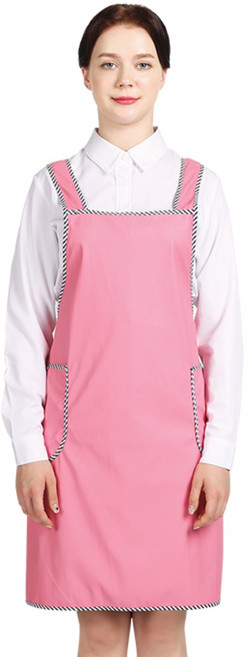 네오브릭 방수앞치마 단면 사선파이핑 소 68X75 9color, 핑크, 1개