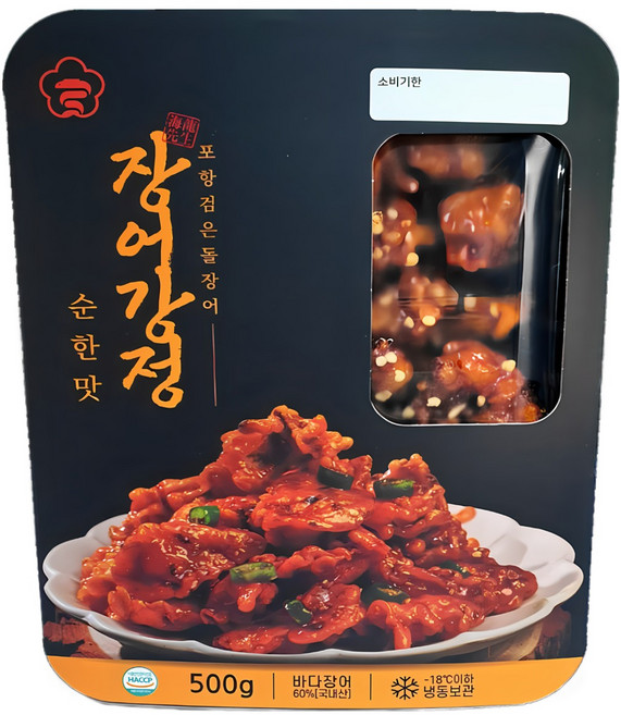 다담이몰 장어 강정(매운맛 순한맛)500g, 순한맛 500g, 1개