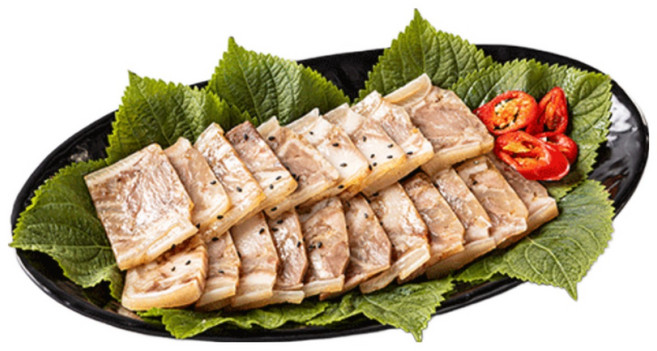 병천 옛날 통 편육 250g 국내산 돼지 머릿고기 (소스포함), 5개