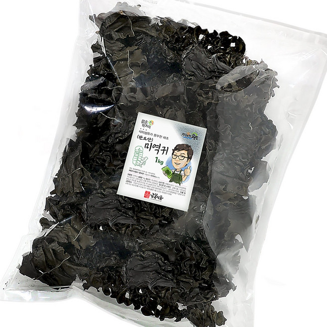 금복식품 완도 저염 미역귀 1kg 국산 대용량 반찬용 햇미역귀, 3개