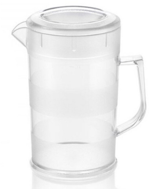 일리 카페용 가벼운 냉장고 물병 물피쳐 워터포트, 투명, 1000ml, 1개