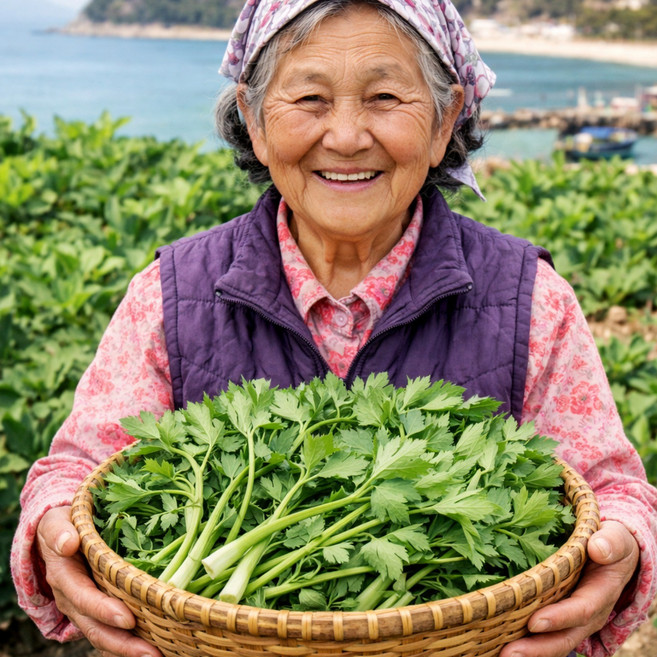 백화점납품 제철봄나물 산지직송 여수금오도 방풍나물, 1개, 3kg