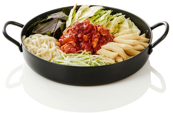 업소용 경질 캠핑 볶음 철판 전판 닭갈비팬-깊은형, 26cm, 1개