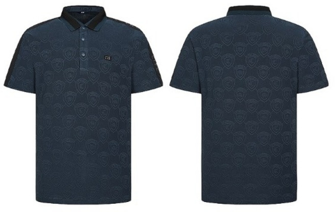 커터앤벅 남성 럭스 엠블럼 반팔 카라티 CBMTS52907