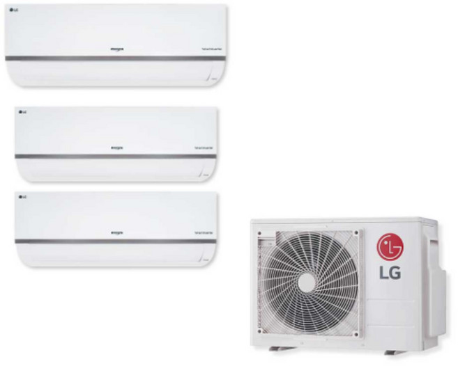 LG휘센 1등급 올인원 벽걸이에어컨 3IN1 조합형 6평/8평/10평/13평 다배관 시스템에어컨 ND, 일반배관형, 3IN1(6평 2대+10평 1대)