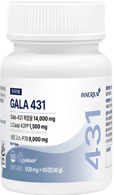 본사출고 이너리움 갈라431, 1개, 60정 - 쿠팡