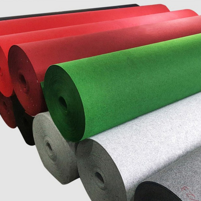 국산 파이론텍스 행사장 행사용 레드카펫 롤매트 롤카페트 매트 레드 그린 외 다양한 색상, 흑적색