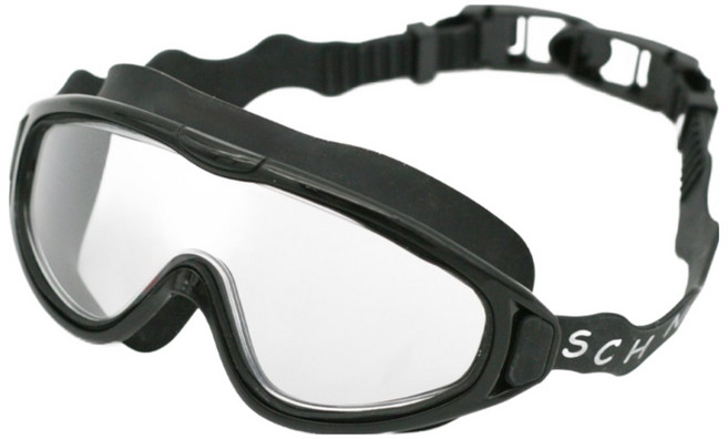 슈나이더 아동용 와이드 고글형 수경 SNP-XC05, 블랙, 1개