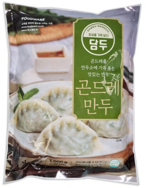 담두 곤드레 만두, 4개, 1kg